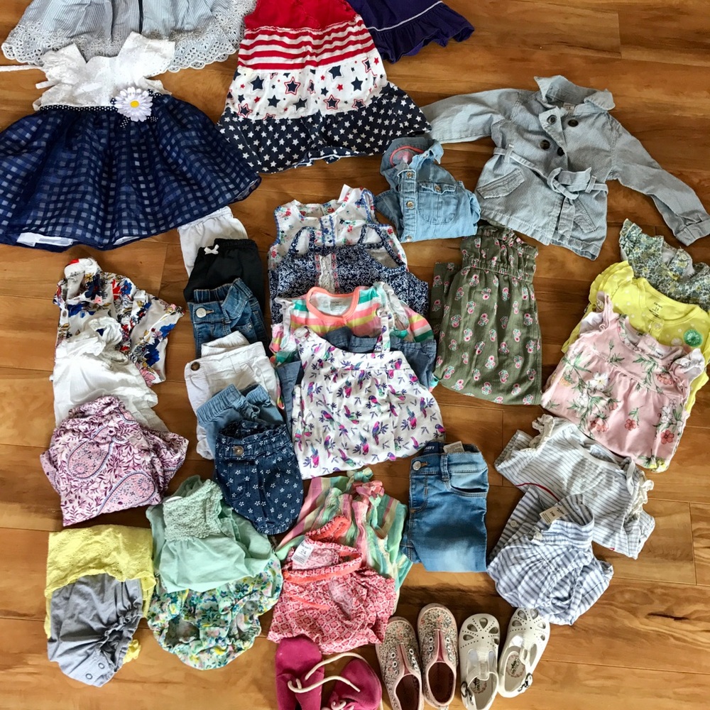 Summer lot of 18m-2T! 34 pieces! GAP, Gymboree,etc